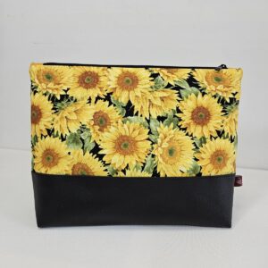 Kosmetiktasche L Sonnenblume