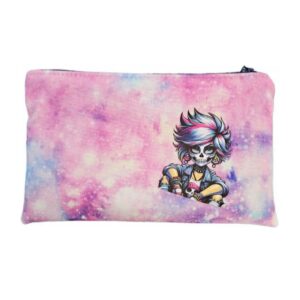 Mini Kosmetiktasche Skull-Lady