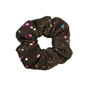 Scrunchie Musselin bunte Kleckse