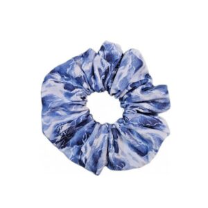 Scrunchie blaue Wellen