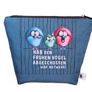 Kosmetiktasche Vögel (SW)