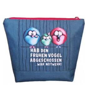 Kosmetiktasche Vögel